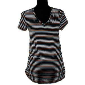 Isabel Maternity Striped Shirt Size S NWT